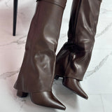 VIVIENNE™ - Brown Leather Boots