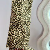 FELINA™ - Leopard Leather Boots