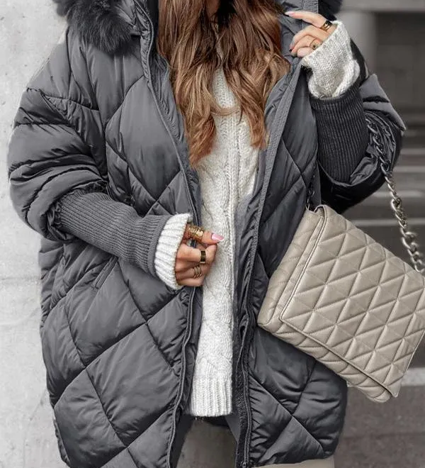 KARINA™ - Quilted Luxe Winter Jacket
