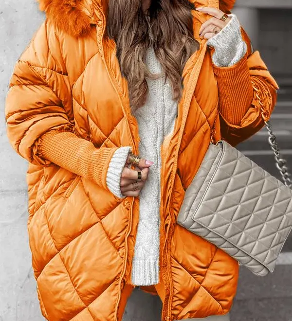 KARINA™ - Quilted Luxe Winter Jacket