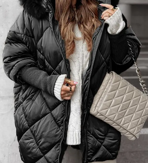 KARINA™ - Quilted Luxe Winter Jacket