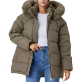ZELARA™ – Fluffy Fur Collar Thermal Coat