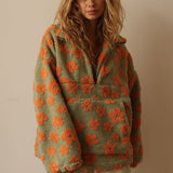 Lucia - Warm Jersey with Flowers