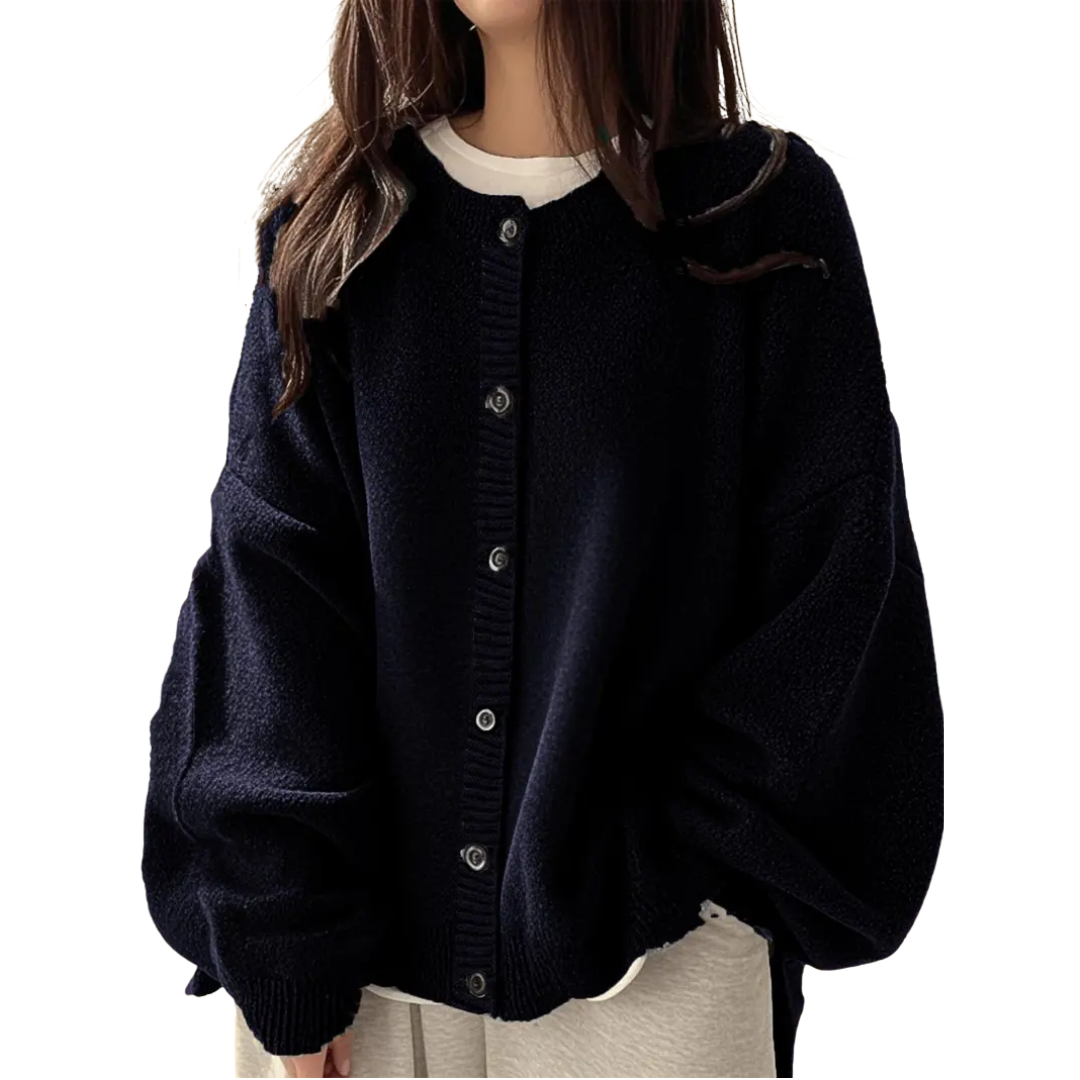 WILLA™ – Classic Button-Front Knit Cardigan