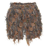 MARIA™ – Chic Fringe Detail High-Waist Mini Skirt