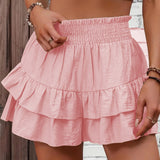 GAIL™ - Casual Ruffle Tiered Boho Shorts