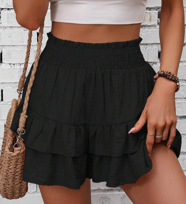 JAMET™ - Casual Ruffle Tiered Boho Skorts