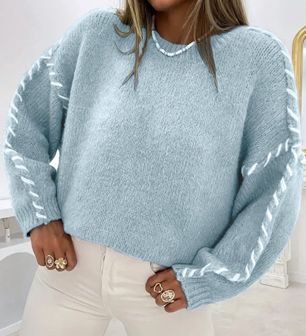 SERAH™ - Casual Round Neck Long Sleeve Sweater