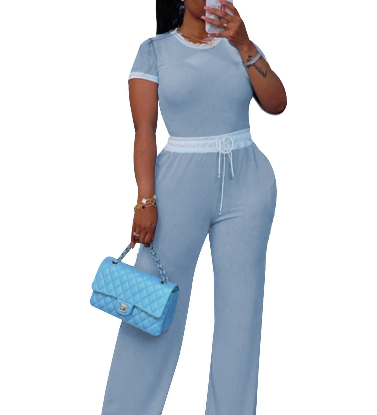JELENA™ – Comfy Summer Tee and Pant Co-ord Set