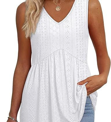 ELIORA™ - Effortless Flowy Sleeveless Tank Top