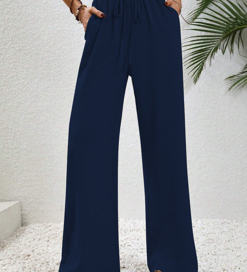 NIKU™ - Casual Wide Leg Drawstring Pants