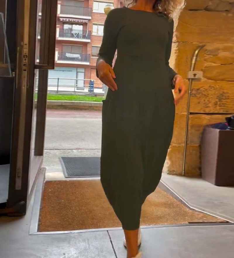CORA™ - Casual Chic Midi Dress