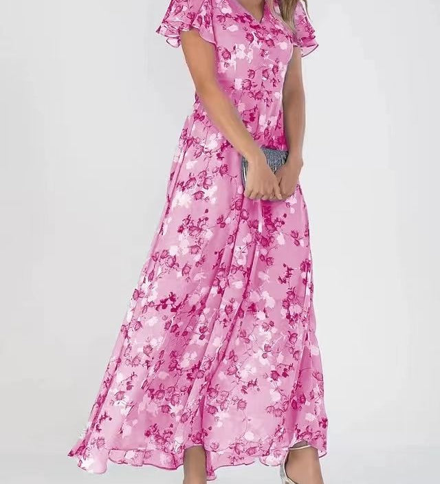 BRENDA™ – Flowing Floral Maxi Dress