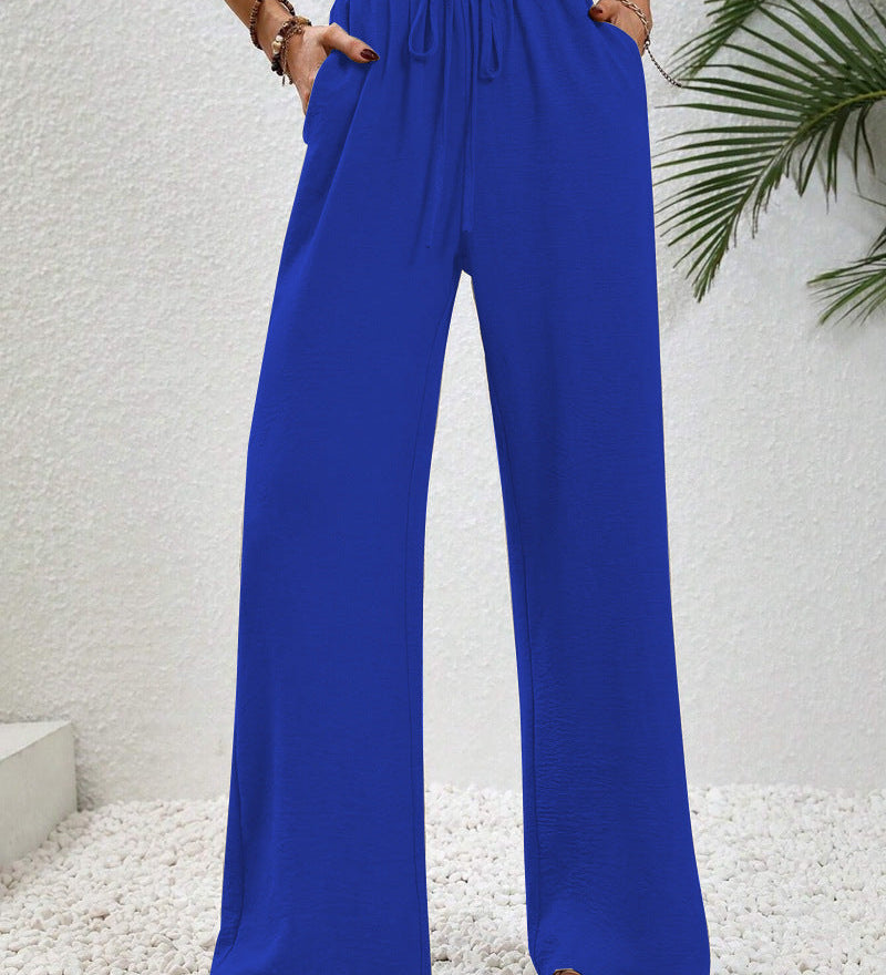 NIKU™ - Casual Wide Leg Drawstring Pants