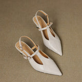 Authentic Noir Leather High Heels