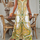 PUGAR™ - Chic Summer Sleeveless Strap Maxi Dress