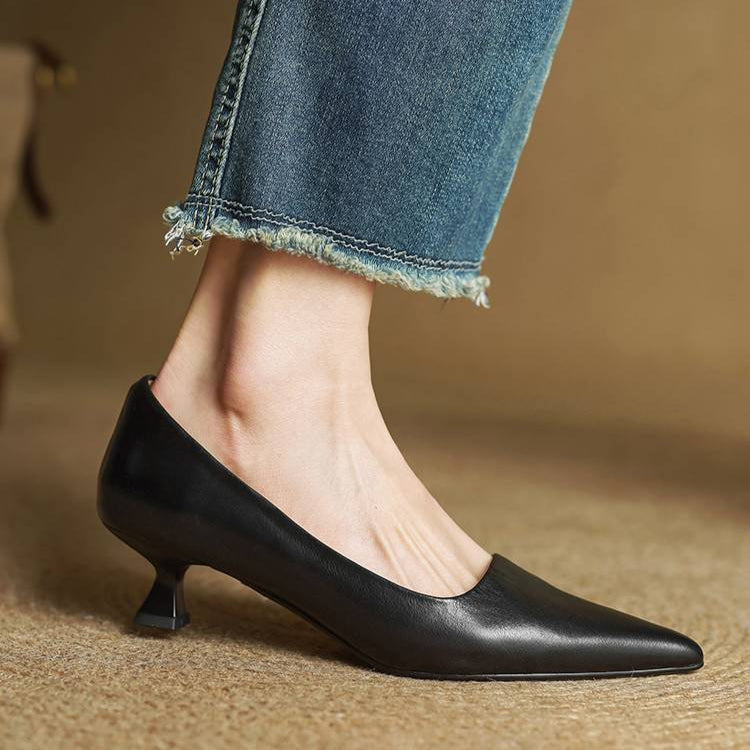 Anok High Heels in Authentic Leather