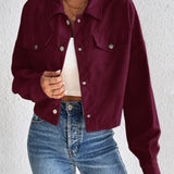 TALLULAH™ – Vintage Collared Button-Up Jacket