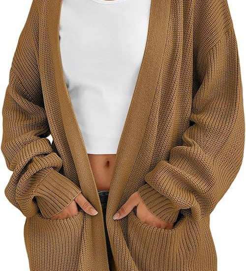 HANSEL™ - Lightweight Loose V-Neck Cardigan