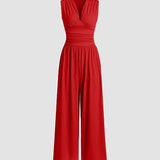 MUTYA™ – Chic Sleeveless Wide-Leg Jumpsuit