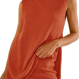 SAVINA™ – Sleeveless Lounge Pullover & Shorts Duo
