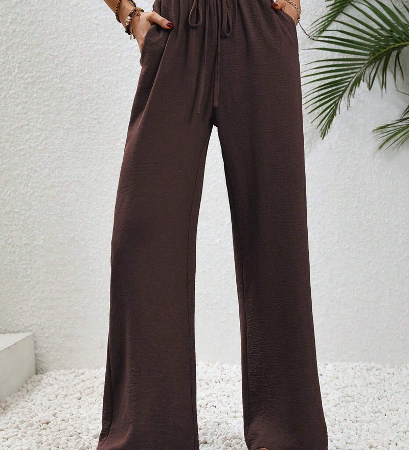 NIKU™ - Casual Wide Leg Drawstring Pants