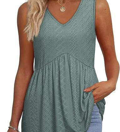 ELIORA™ - Effortless Flowy Sleeveless Tank Top