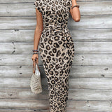 MATILDA™ - Casual Short Sleeve Dress with Knot Detail for Vacations