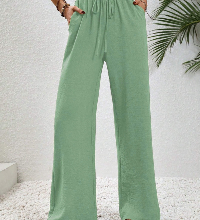 NIKU™ - Casual Wide Leg Drawstring Pants