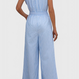 Inés Wide Leg Striped Jumpsuit