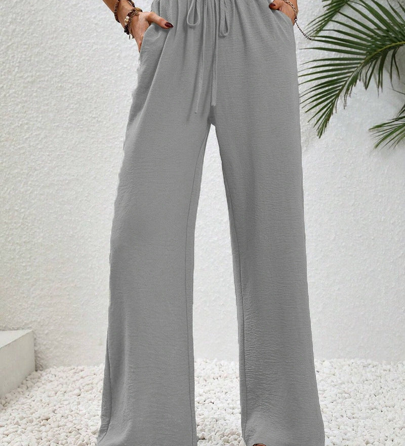 NIKU™ - Casual Wide Leg Drawstring Pants