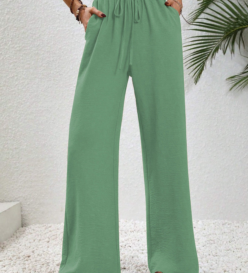NIKU™ - Casual Wide Leg Drawstring Pants