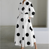 SOFER™ - Elegant Front Wrap Collared Maxi Dress