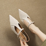 Authentic Noir Leather High Heels