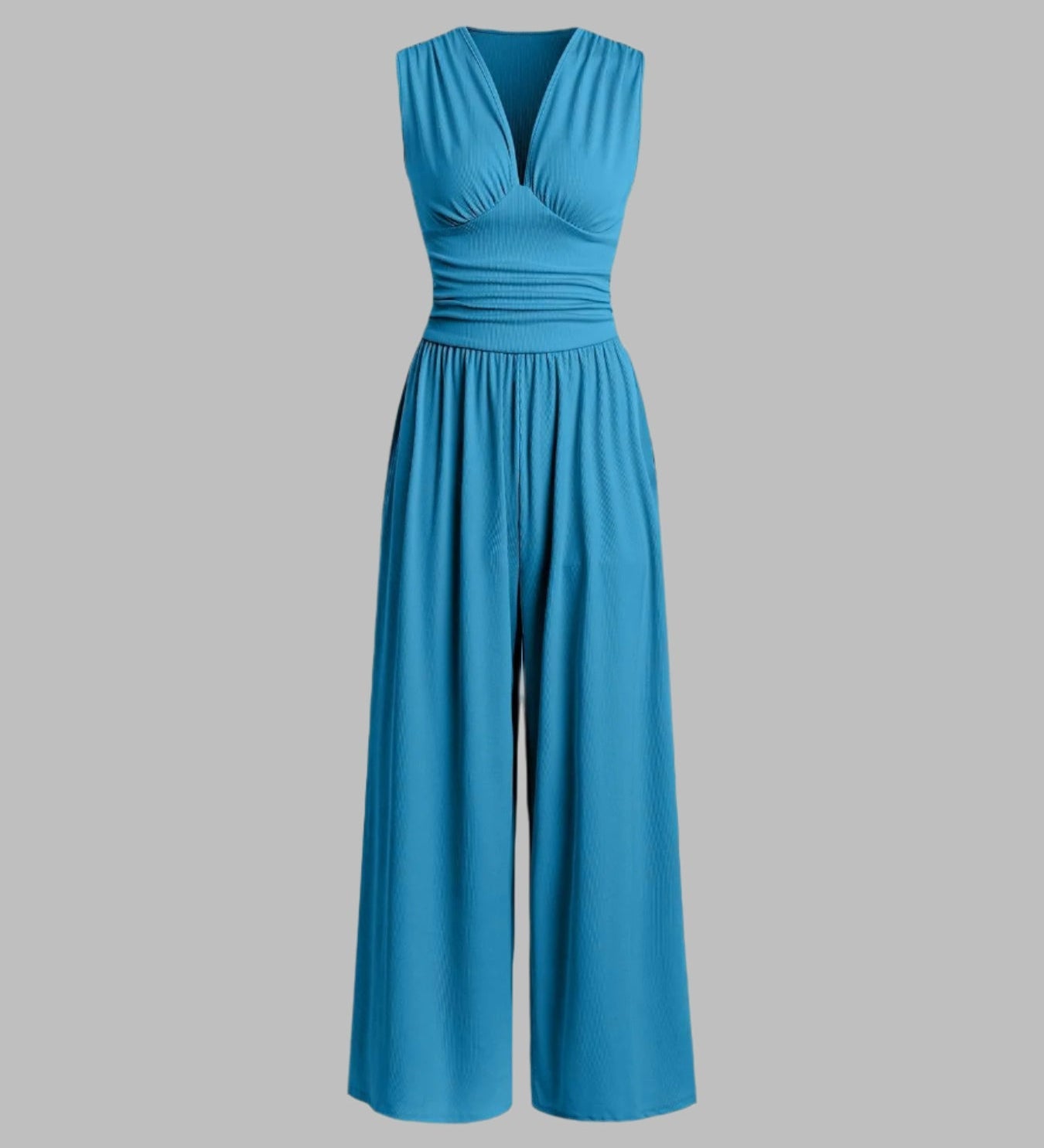 MUTYA™ – Chic Sleeveless Wide-Leg Jumpsuit