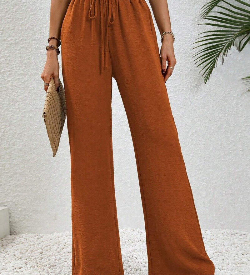 NIKU™ - Casual Wide Leg Drawstring Pants