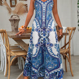 PUGAR™ - Chic Summer Sleeveless Strap Maxi Dress
