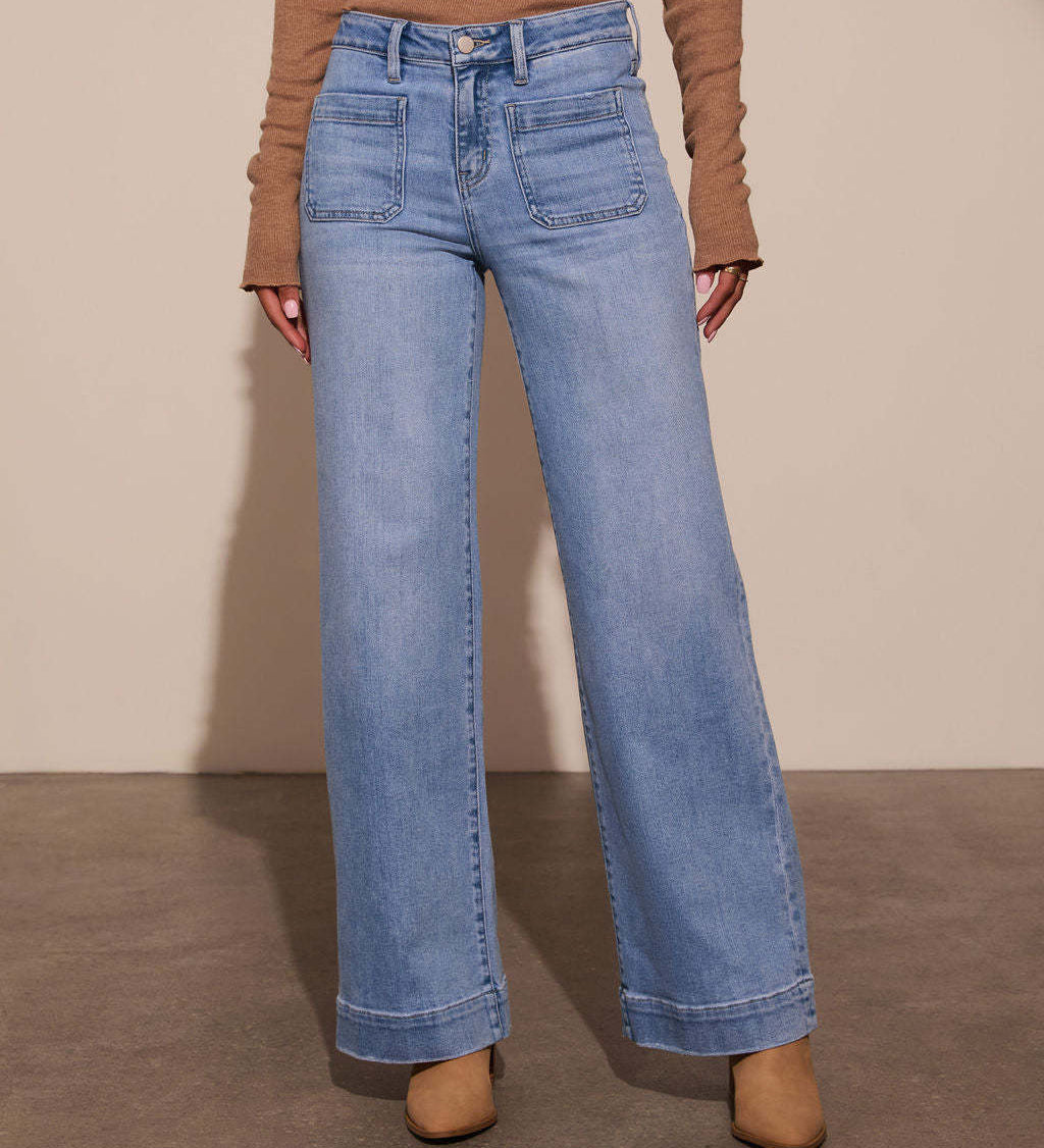 LOVIA™ – Classic Retro Slim Fit High Waist Jeans