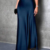 FIONA™ - Satin High-Waist Skirt