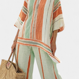 Dalila - Linen Striped Set