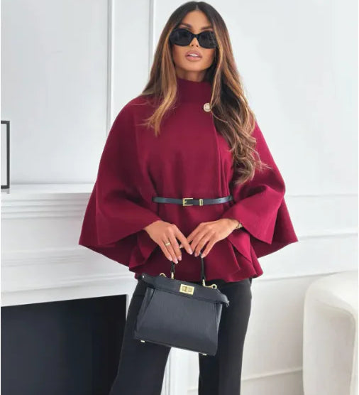 GAMORA™ - Stylish High Neck Cape Jacket