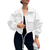 HELENA™ – Sleek Zip-Up Windbreaker Jacket