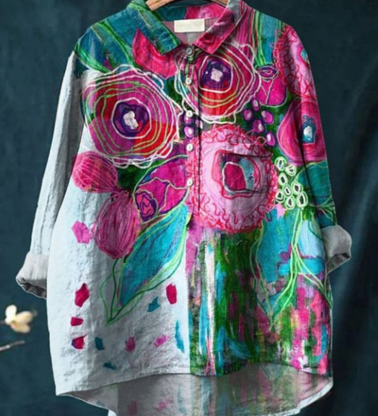 CLAUDINE™ - Serene Art Shirt