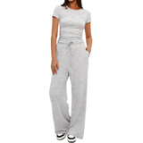 WINNIE™ – Cozy Solid Lounge Two-Piece Set