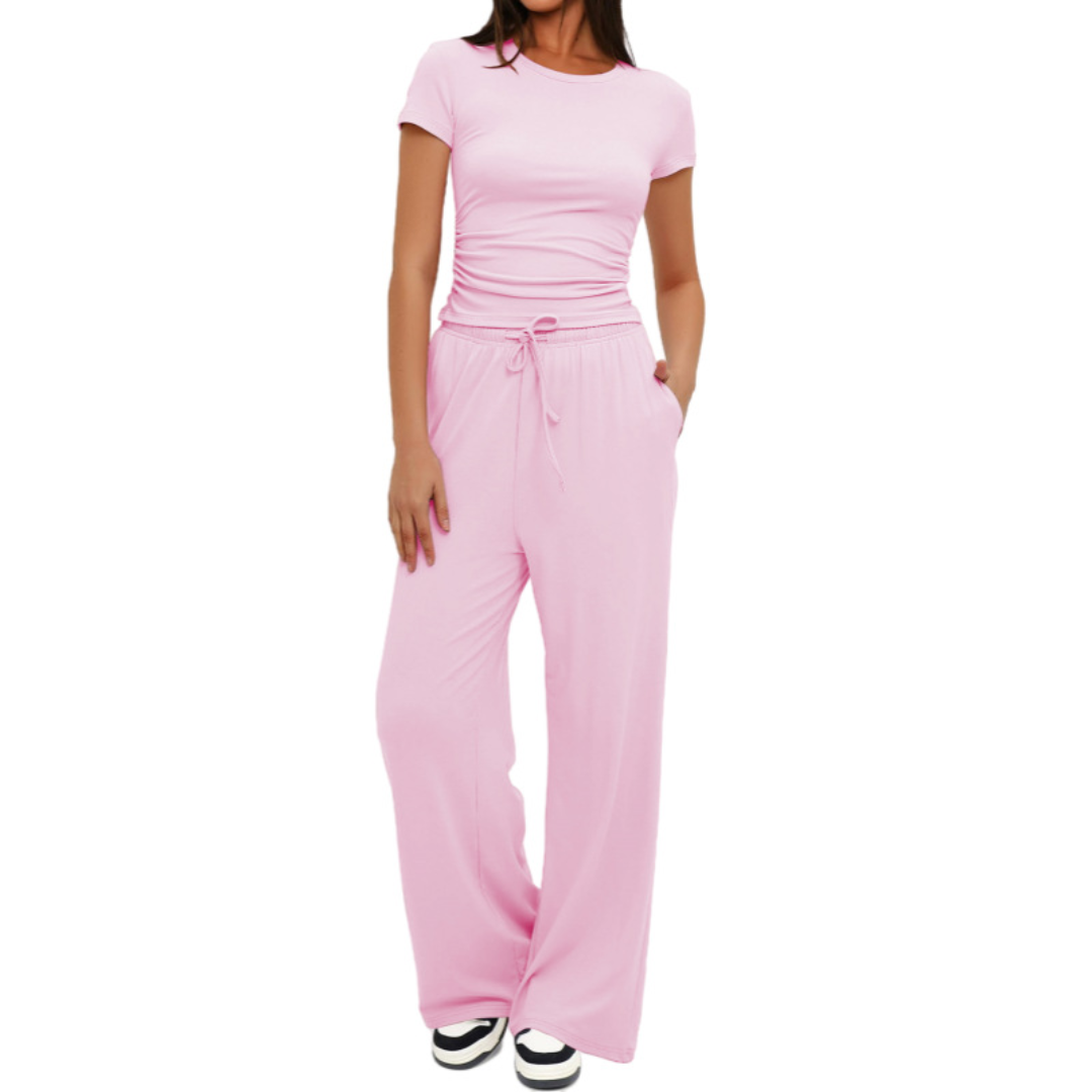 WINNIE™ – Cozy Solid Lounge Two-Piece Set