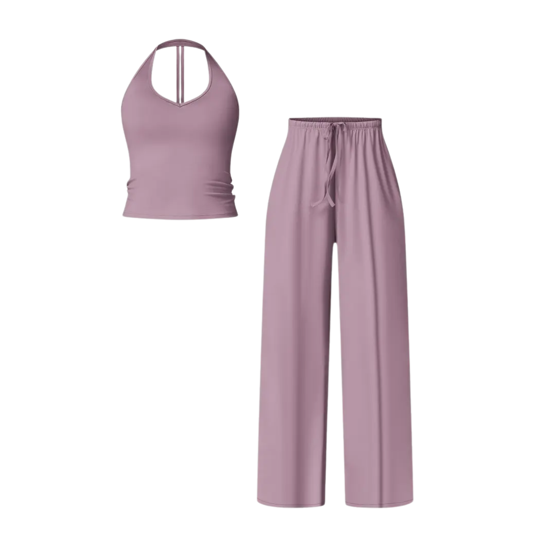 RORY™ – Active Crop Tank & Wide Leg Set