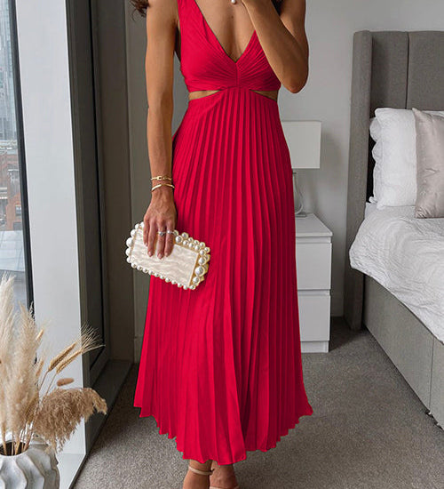 Beauty Dress | Pleated Occasion Dress