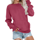 JOANNA™ – Cozy Solid Oversized Pullover Sweatshirt