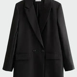Oversized Coat with Modern Lines
