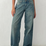 SYLVAINE™ – Vintage Casual Baggy Jeans